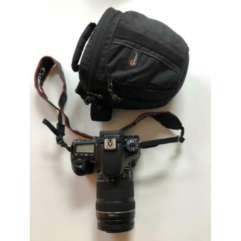 Canon 70D + lens EF-S 18-135 mm