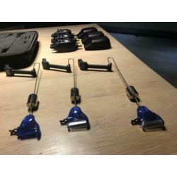 Fox Micron MX beetmelders + Micro Swinger + case