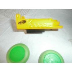 Nerf onderdelen 3 groene schietschijfjes geweer pistool