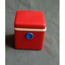 AMBI TOYS Ted in a box beer in een doosje 9x9cm baby speelgo