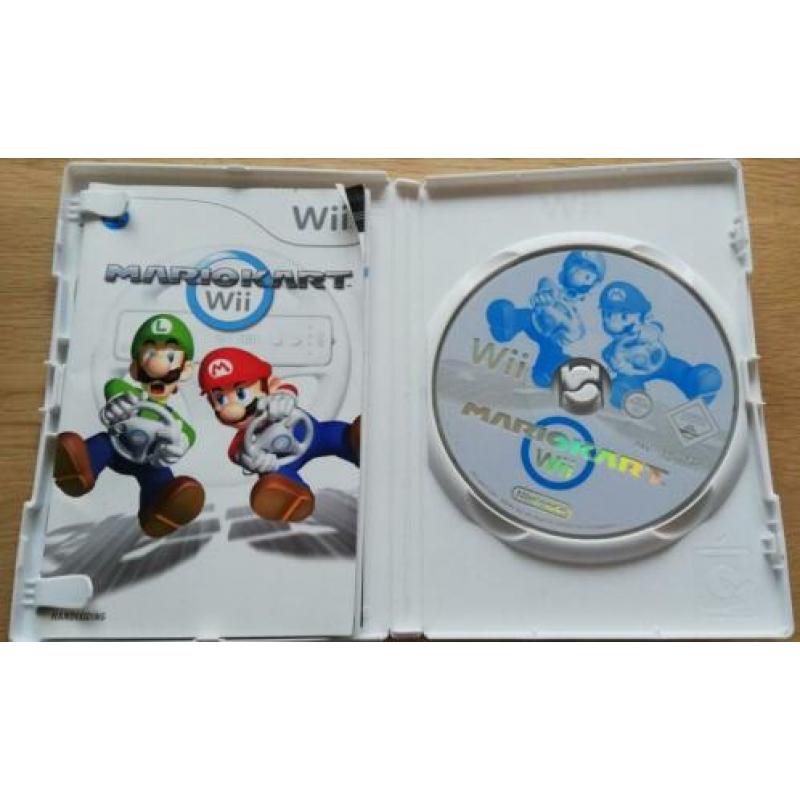 Wii Mario Kart incl 2 stuurtjes