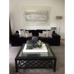 Glazen houten salontafel Rofra home