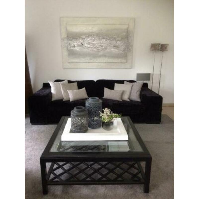 Glazen houten salontafel Rofra home