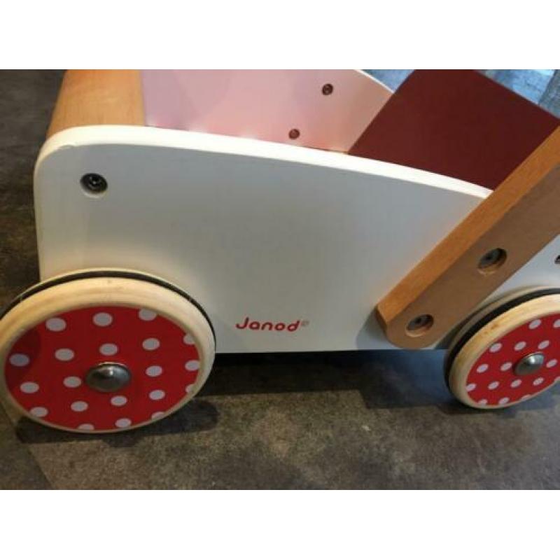 Janod loopwagen / loopkar konijn
