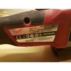 Milwaukee m18 slijptol CAG 125X