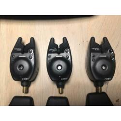 Fox Micron MX beetmelders + Micro Swinger + case