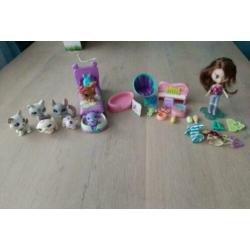 Lps speelgoed, littlest pet shop diertjes met huis