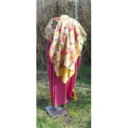 uniek fantasy-outfit, boself of HIPPIE 2 dlg. mt.XL t/m XXXL