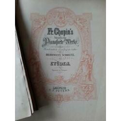 Bladmuziek Chopin voor piano.