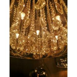 Smoke hanglamp Dichroic Eric kuster style met kristal