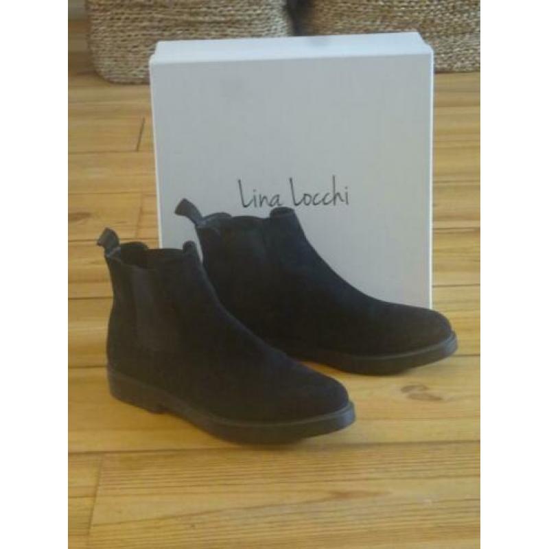 Chelsea boots zwart suède Lina Locchi (Van Assem) - 41= ZGAN
