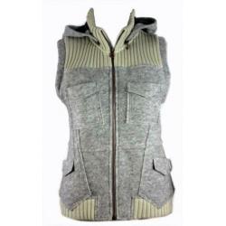 HUGO BOSS grijze hes / bodywarmer met capuchon maat Medium