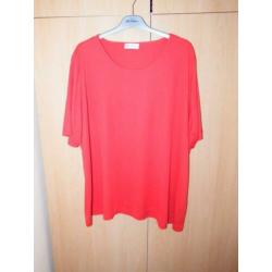 T-shirt rood mt.58-60 (XXXL) ULLA POPKEN