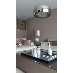 Smoke hanglamp Dichroic Eric kuster style met kristal