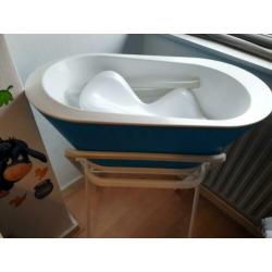 Zgan babybad geheel compleet met standaard en ligstoeltje