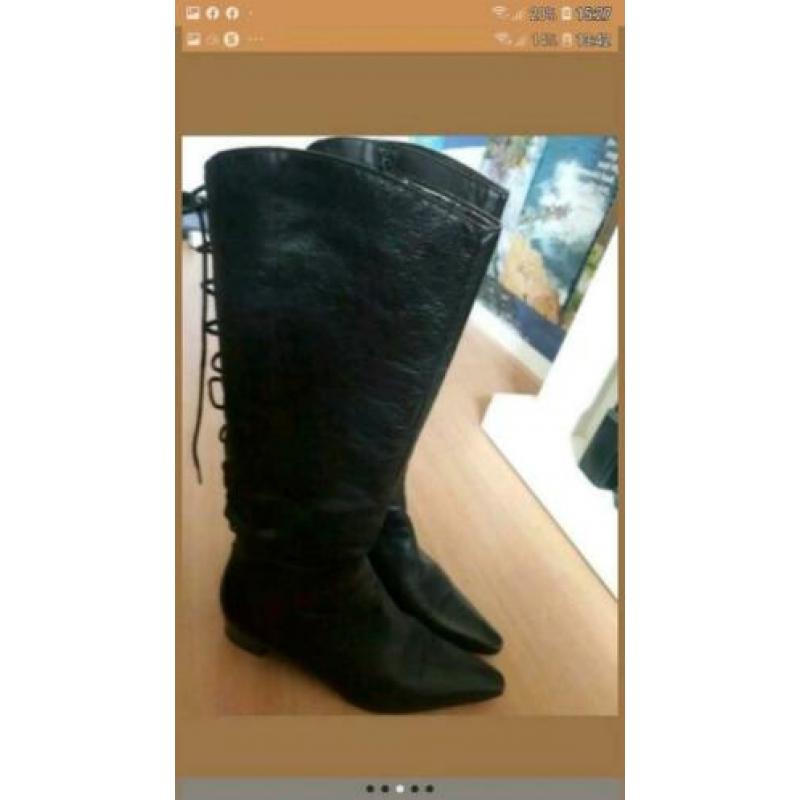 Chocoladebruine laarzen merk Cypres maat 39