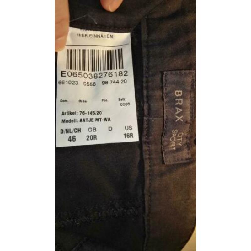 Brax Donkerblauwe driekwart broek Mt46 ZGAN! Antje Ritsjes