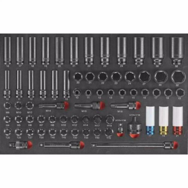 Gereedschapswagen 512-delig Force Titanium Series (gratis ve