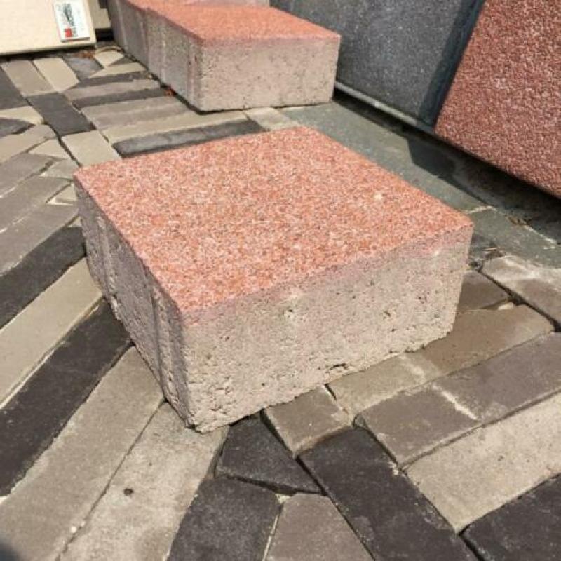 Beton Dubbelklinker GeoColor Rood
