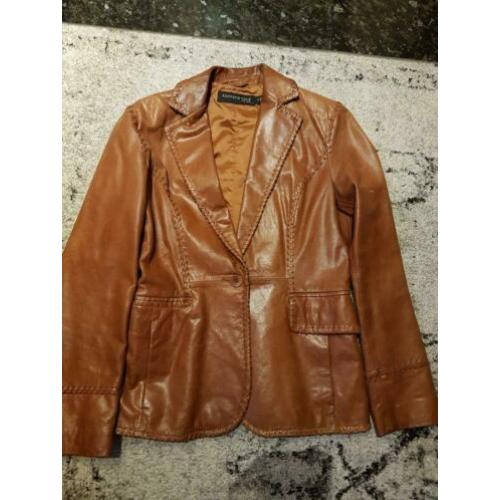 KENNETH COLE leren jasje