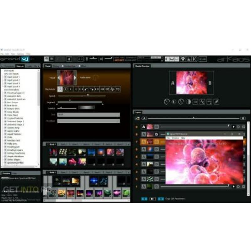 Arkaos grandVJ XT software licentie video mixing
