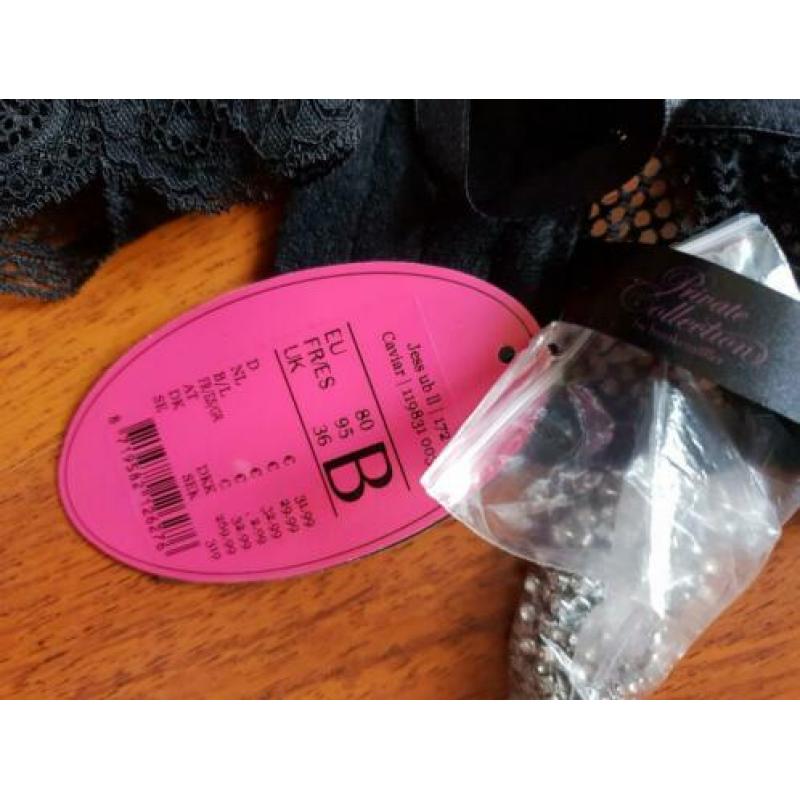 Nieuw - sexy setje Hunkemoller met strass - 80B M