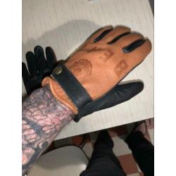 Buffel lederen chopper handschoenen “Deadbeat”
