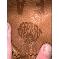 Buffel lederen chopper handschoenen “Deadbeat”