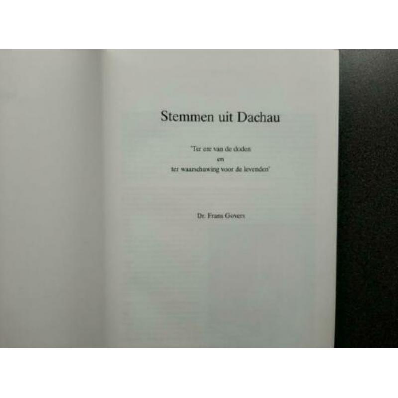 Stemmen uit Dachau - Frans Govers