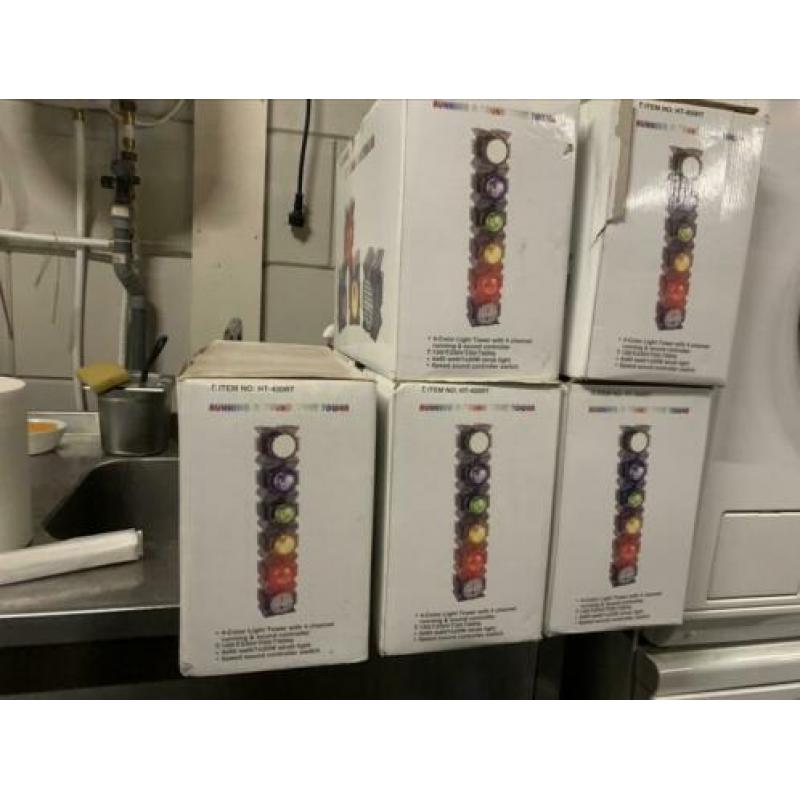 Lichtorgel Discolampen Zijn NIEUW OPRUIMPRIJS = 20,00 TOPPER