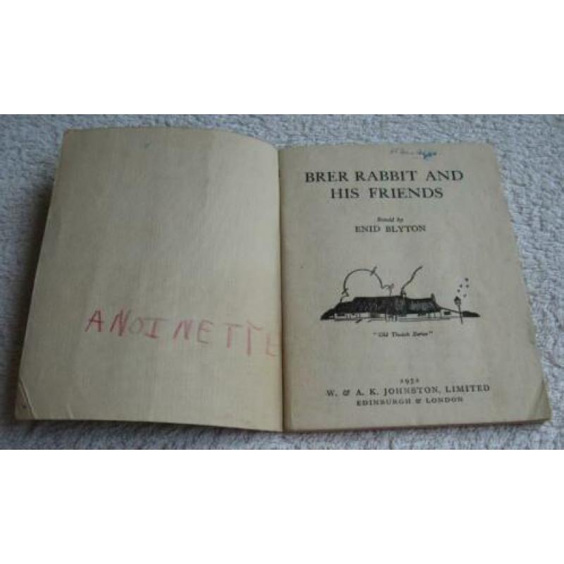 by Enid Blyton - BRER Rabbit and his friends (1952)