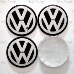 Volkswagen VW 40mm Naafstickers Voor Naafdoppen Naafkappen