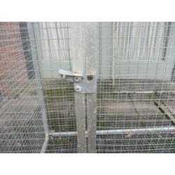 vogelhok/kooi 3 stuks Aluminium