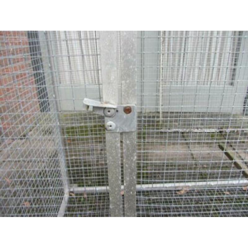 vogelhok/kooi 3 stuks Aluminium