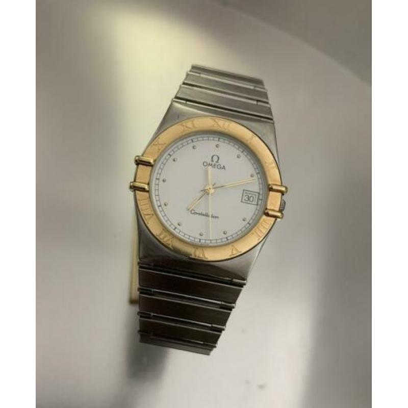 Omega Constellation Date Staal/goud