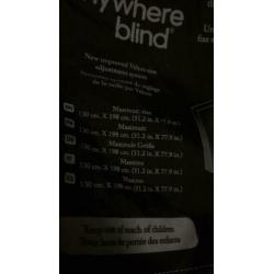 verduisteringsgordijn Gro anywhere blind