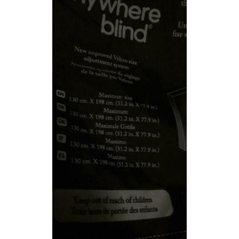 verduisteringsgordijn Gro anywhere blind