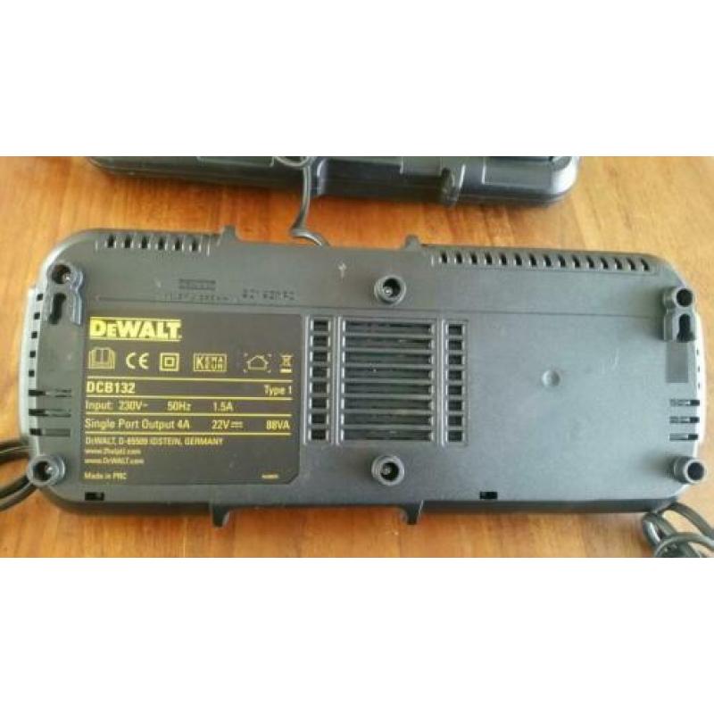Dewalt opladers +flexvolt DCB 118- DCB 115 - DCB132