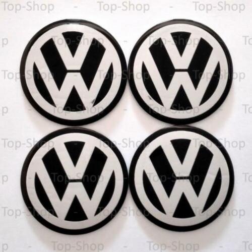 Volkswagen VW 40mm Naafstickers Voor Naafdoppen Naafkappen