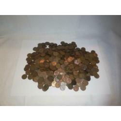 1300gram centen uit de gulden periode 600+stuks
