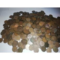 1300gram centen uit de gulden periode 600+stuks