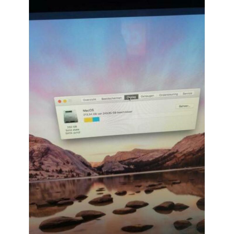 Imac 27 inch met ssd 250gb