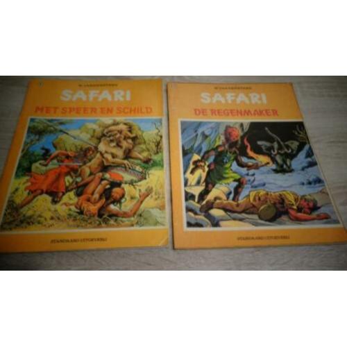 Safari stripboeken 2 stuks goede staat