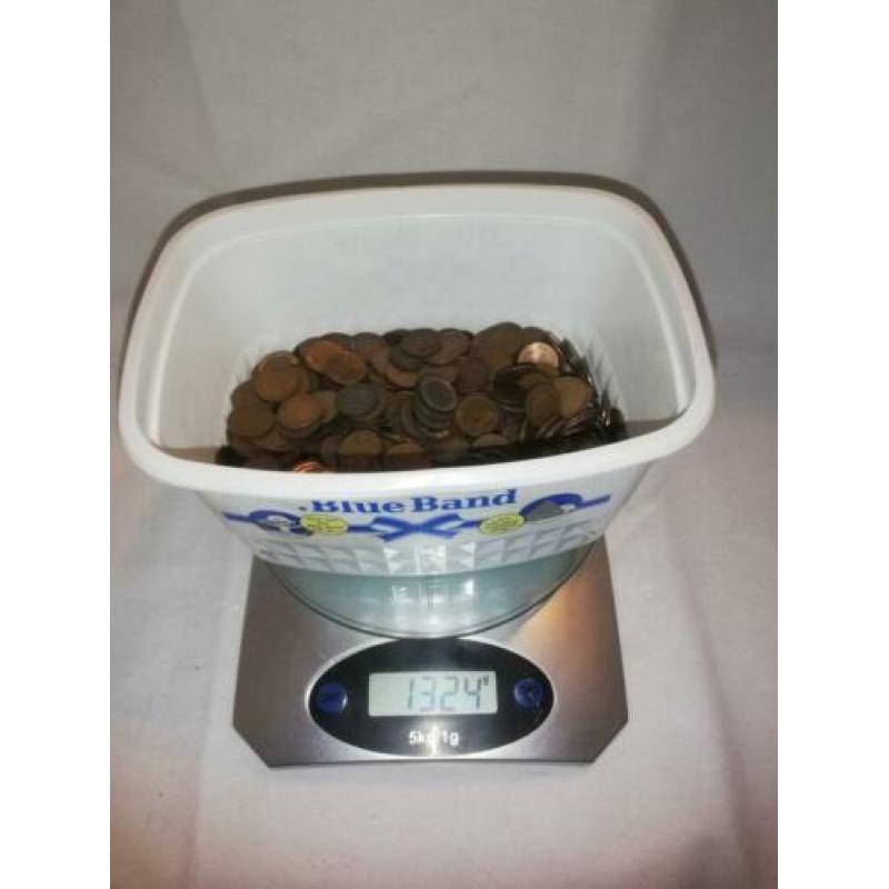 1300gram centen uit de gulden periode 600+stuks