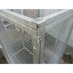 vogelhok/kooi 3 stuks Aluminium