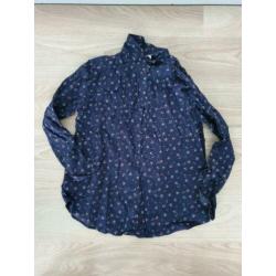 Vrolijke zwangerschaps blouse, merk C&A, mt 44