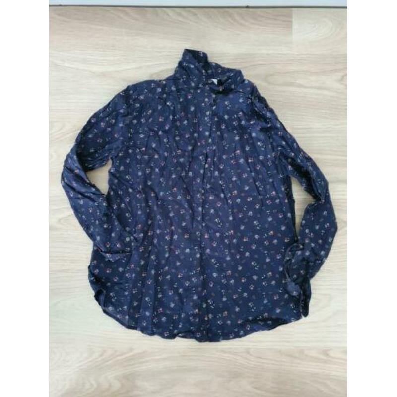 Vrolijke zwangerschaps blouse, merk C&A, mt 44