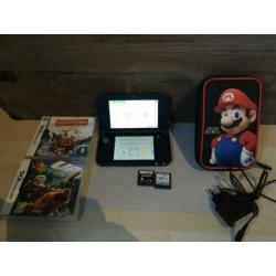 new 3ds xl - inclusief oplader & spellen & hoes