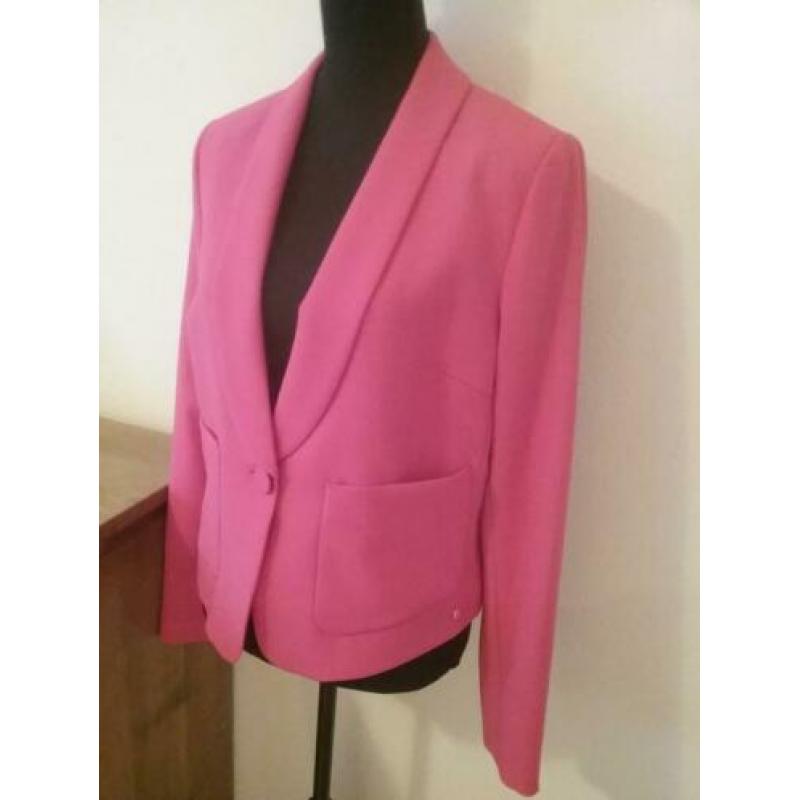 NIEUW!! Roze fuchsia colbert jasje mt 40 STEPS