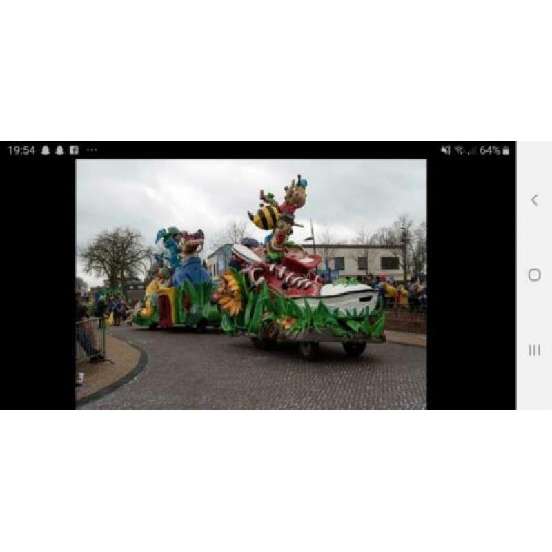 Prachtige carnavalswagen